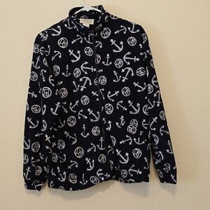 ADOLFO SPORT RETRO NAUTICAL JACKET M